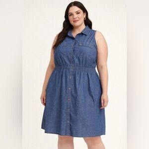 Ava & Viv Blue Denim Dress